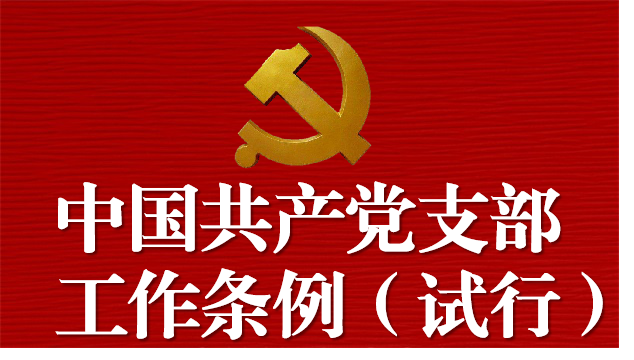 中国共产党支部工作条例（试行）